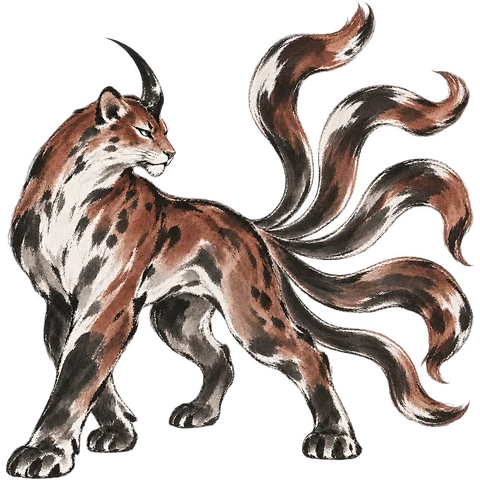 狰彩墨立绘